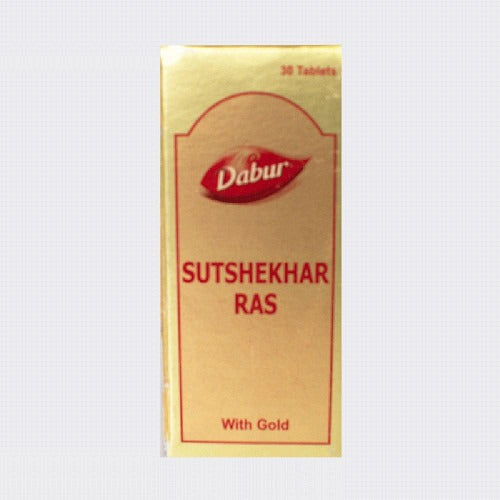 Dabur Sutshekhar Ras With Gold - Pack of 1 - 10 Tabs
