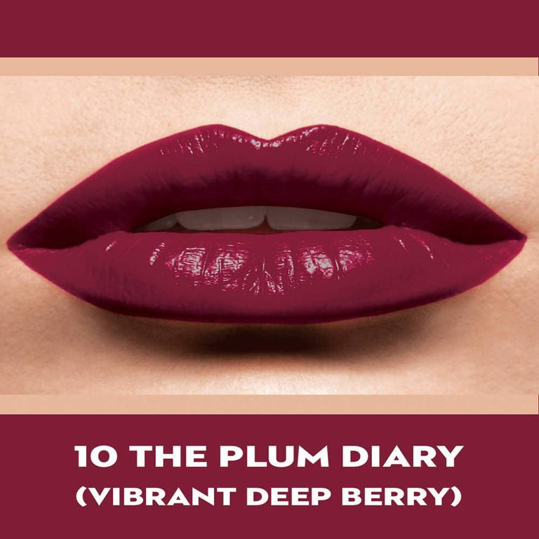 Sugar Never Say Dry Creme Lipstick - The Plum Diary (Vibrant Deep Berry)