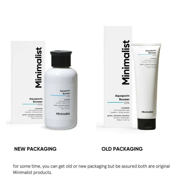 Minimalist Aquaporin Booster 05% Cleanser - 100 ml