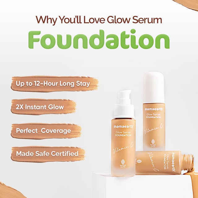 Mamaearth Glow Serum Foundation - Ivory Glow - 18 ml
