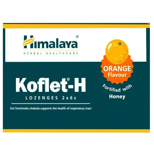Himalaya Koflet H Lozenges - Orange Flavour - 60 Lozenges