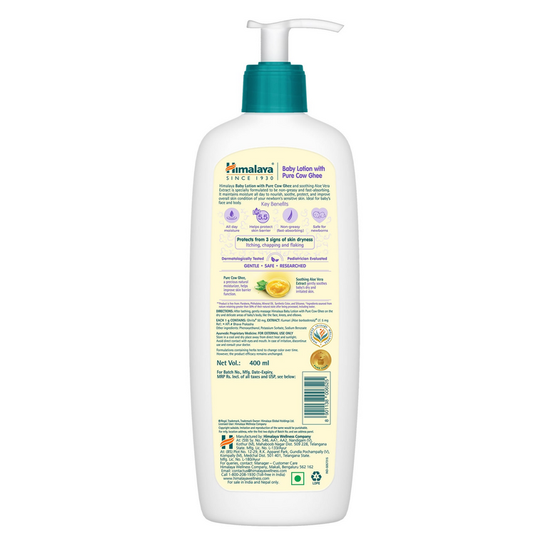 Himalaya Herbals Baby Lotion with Pure Cow Ghee - 100 ml