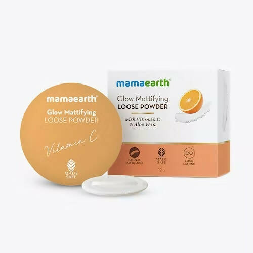 Mamaearth Glow Mattifying Loose Powder - 12 gm
