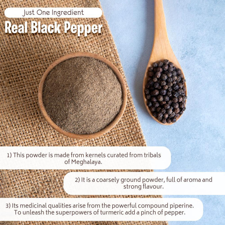 IKAI Natural Black Pepper Whole - 100 gm