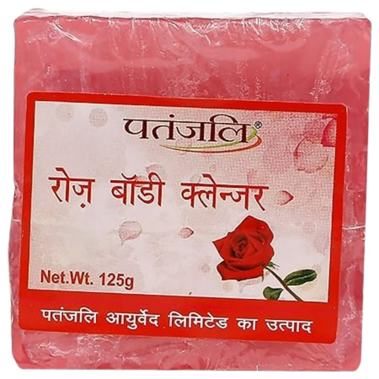 Patanjali Rose Body Cleanser - 125 gm