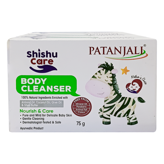 Patanjali Shishu Care Body Cleanser - 75 gm - Pack of 4