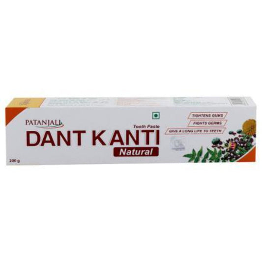 Patanjali Dant Kanti Natural Toothpaste - Pack of 1 - 100 gm