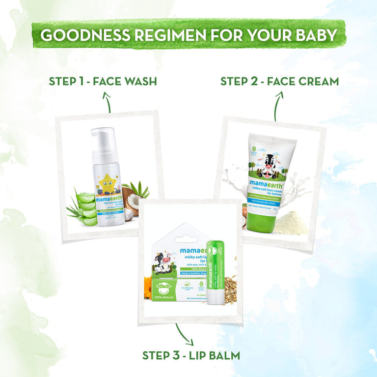 Mamaearth Foaming Baby Face Wash For Deeply Cleanses, Soothes Skin & Tear-Free Formula - 150 ml