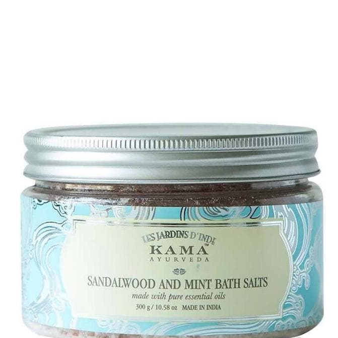 Kama Ayurveda Sandalwood and Mint Bath Salts 300gm - 300 gm