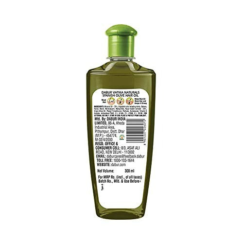 Dabur Vatika Natural Spanish Olive Hair Oil - 300 ml