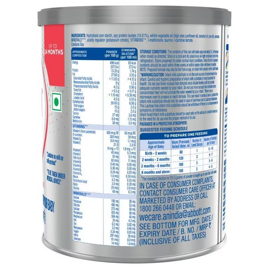 Similac Isomil Soy Infant Formula, Up to 24 Months - 400 gm