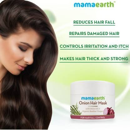 Mamaearth Onion Hair Mask For Hairfall Control - 200 ml - Pack of 1