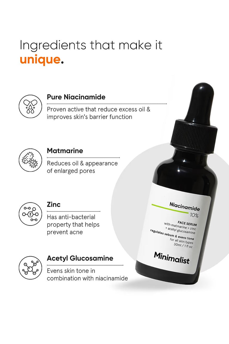Minimalist 10% Niacinamide Face Serum - 30 ml