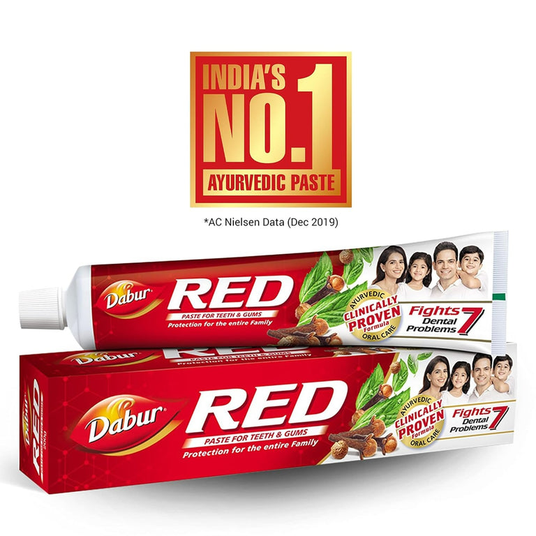 Dabur Red Paste, (Buy 3 Get 1 Free) - 150 gm - set of 4