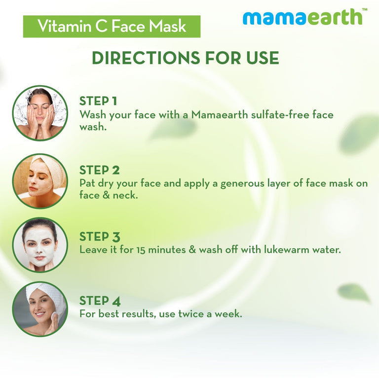 Mamaearth Vitamin C Face Mask For Skin Illumination - 100 gm