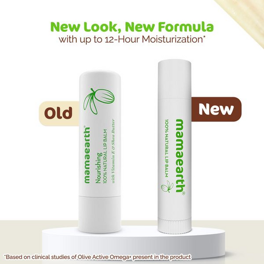 Mamaearth Vitamin E and Shea Butter Natural Lip Balm - 4 gm