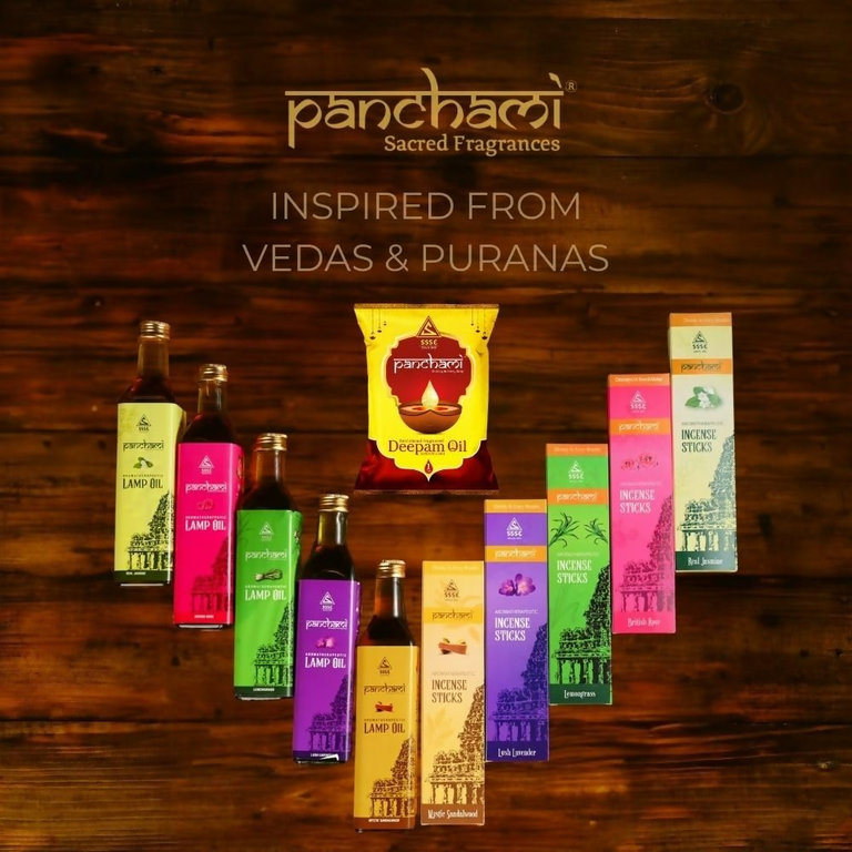 Panchami Sandalwood Fragranced Pooja Oil - 1000 ml