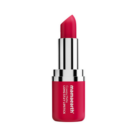 Mamaearth Creamy Matte Long Stay Lipstick - Tulip Magenta - 4.2 gm
