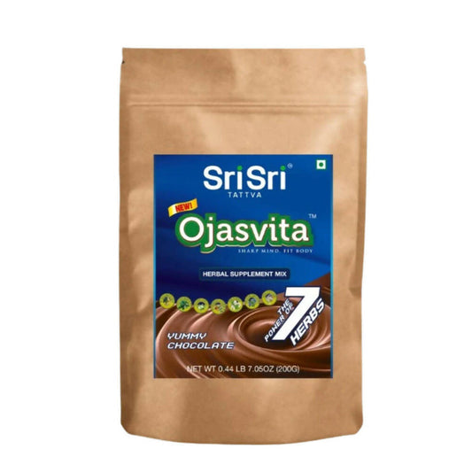 Sri Sri Tattva USA Ojasvita Chocolate - Instant Energy, Boosts Immunity & Strength - 200 gm