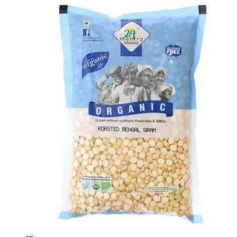 24 Mantra Organic Roasted Bengal gram Dal - 500 gm