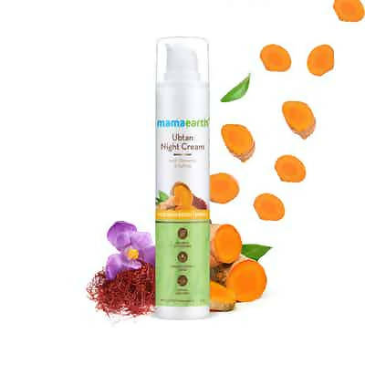 Mamaearth Ubtan Night Cream with Turmeric And Saffron - 50 gm