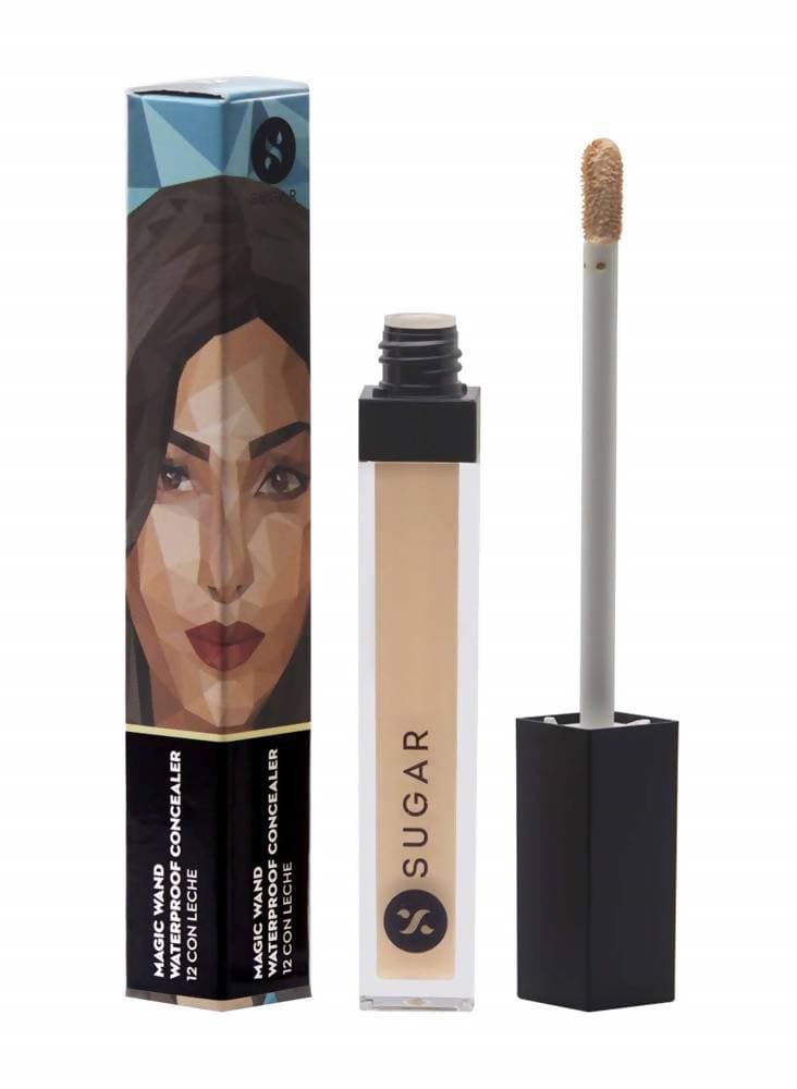 Sugar Cosmetics Magic Wand Waterproof Concealer - 12 Con Leche - 12 g