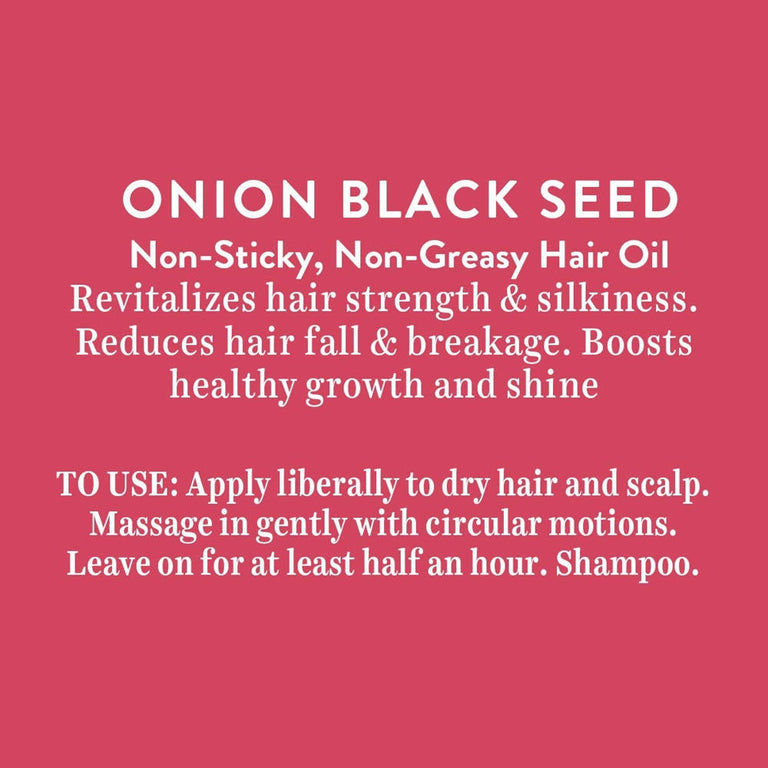Biotique Advanced Organics Onion Black Seed No-Sticky No-Greasy Hair Oil - 200 ml