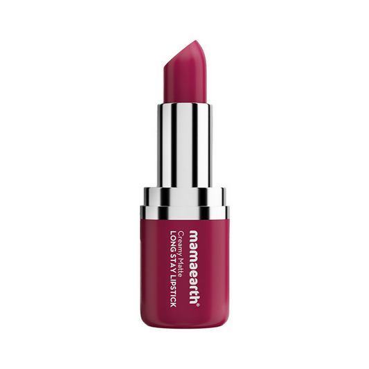 Mamaearth Creamy Matte Long Stay Lipstick - Cranberry Crush - 4.2 gm