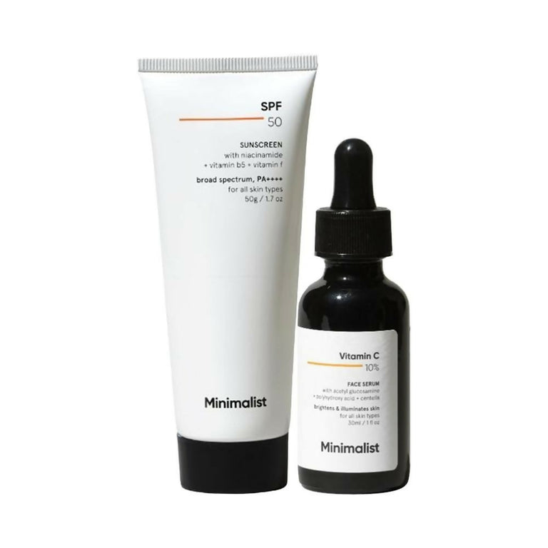 Minimalist Bestseller Duo for Brighter & Glowing Skin - combo