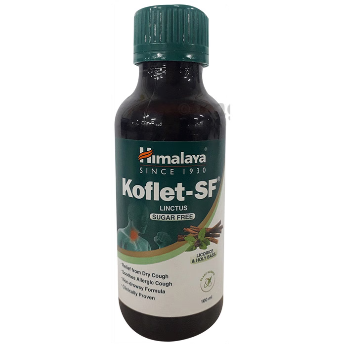 Himalaya Koflet-SF Linctus Sugar Free (100ML) - 100 ml