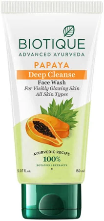 Biotique Bio Papaya Visibly Flawless Skin Face Wash - Pack of 1 - 150 ml