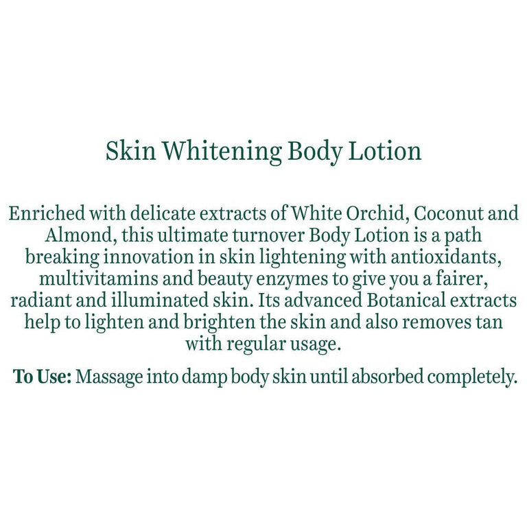Biotique Advanced Ayurveda Bio White Orchid Skin Whitening Body Lotion - 180 ml