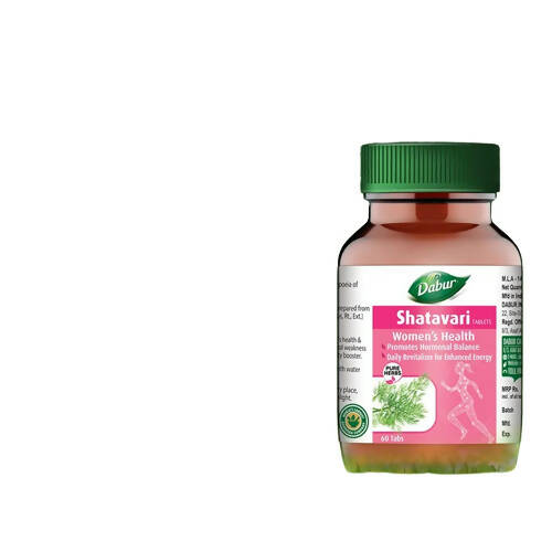 Dabur Shatavari Tablets For Women's Health - 60 tabs