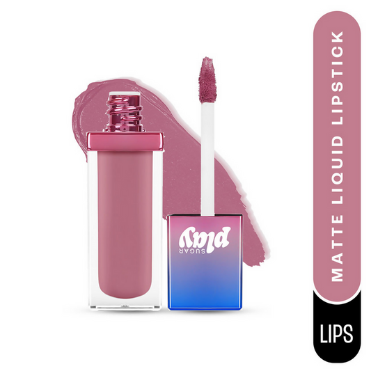 Sugar Play Vibe Check Liquid Lipstick - 04 Stan - 4.5 ml