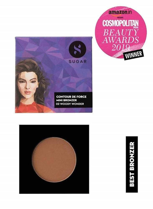 Sugar Contour De Force Mini Bronzer - Taupe Topper