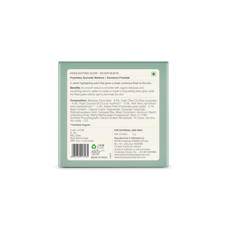 Forest Essentials Highlighting Glow Mukta - Silver - 5 gm
