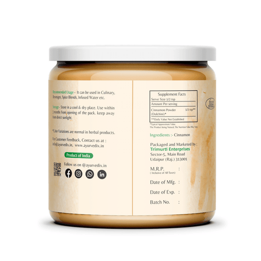 Ayurvedix Organic Cinnamon Powder - 150 gm