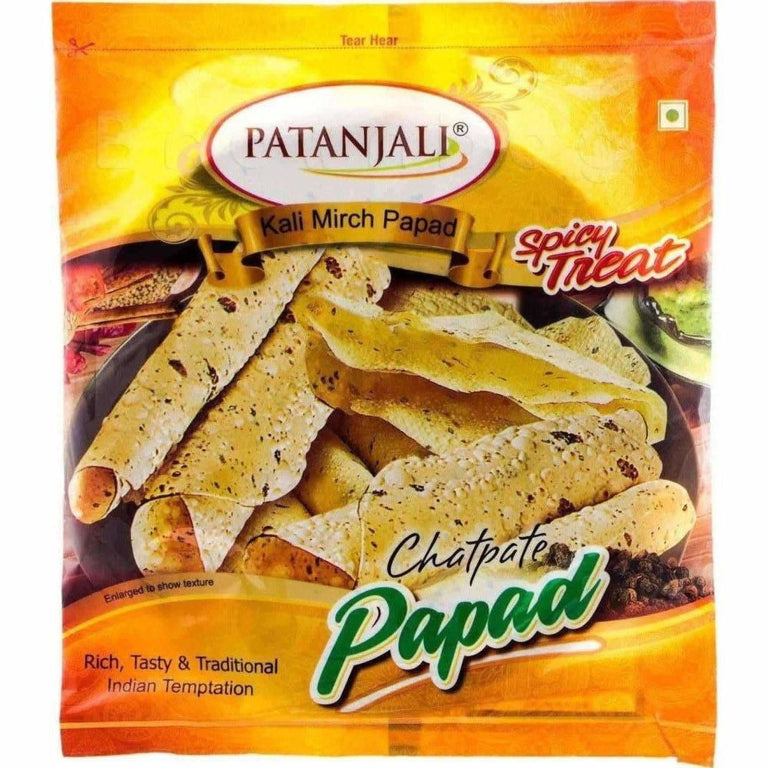 Patanjali Kali Mirch Papad - 200 gm