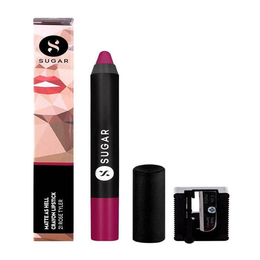Sugar Matte As Hell Crayon Lipstick - Rose Tyler (Deep Rose)