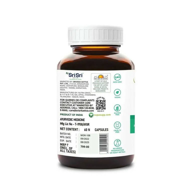 Sri Sri Tattva Supasupp Moringa Oil Capsules - 60 tabs