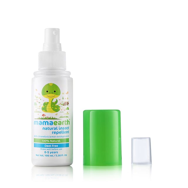 Mamaearth Natural Mosquito Repellent with Citronella & Lemongrass Oil - 100 ml