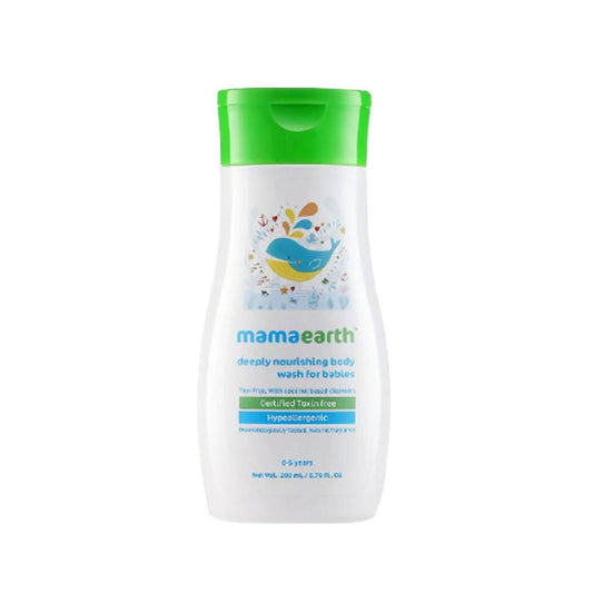 Mamaearth Deeply Nourishing Baby Body Wash For Natural Cleansers & Tear-Free Formula - 100 ml