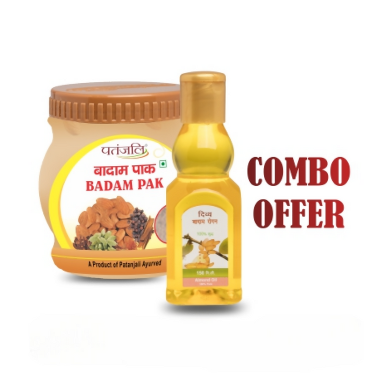 Patanjali Divya Badam Rogan + Badam Pak Combo - combo