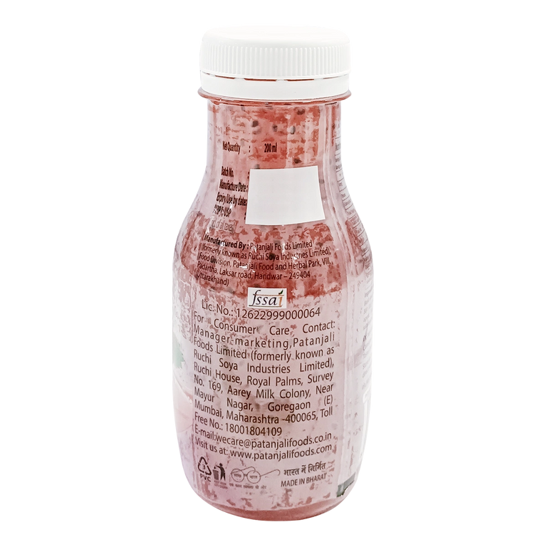 Patanjali Strawberry Basil Drink - 200 ml