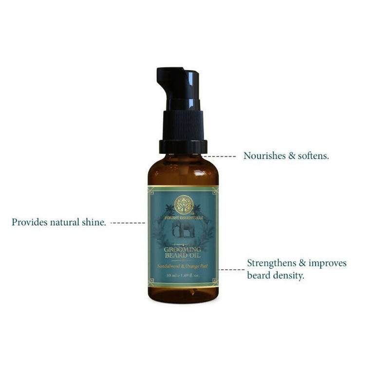Forest Essentials Grooming Beard Oil - 50 gm