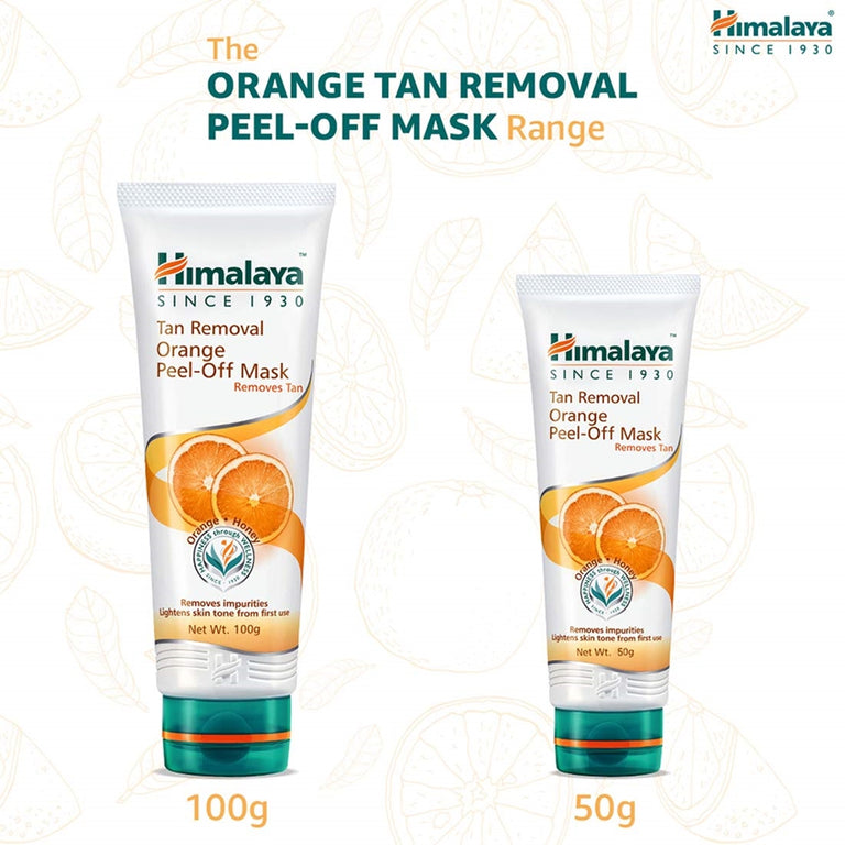 Himalaya Herbals Tan Removal Orange Peel-Off Mask - 50 gm
