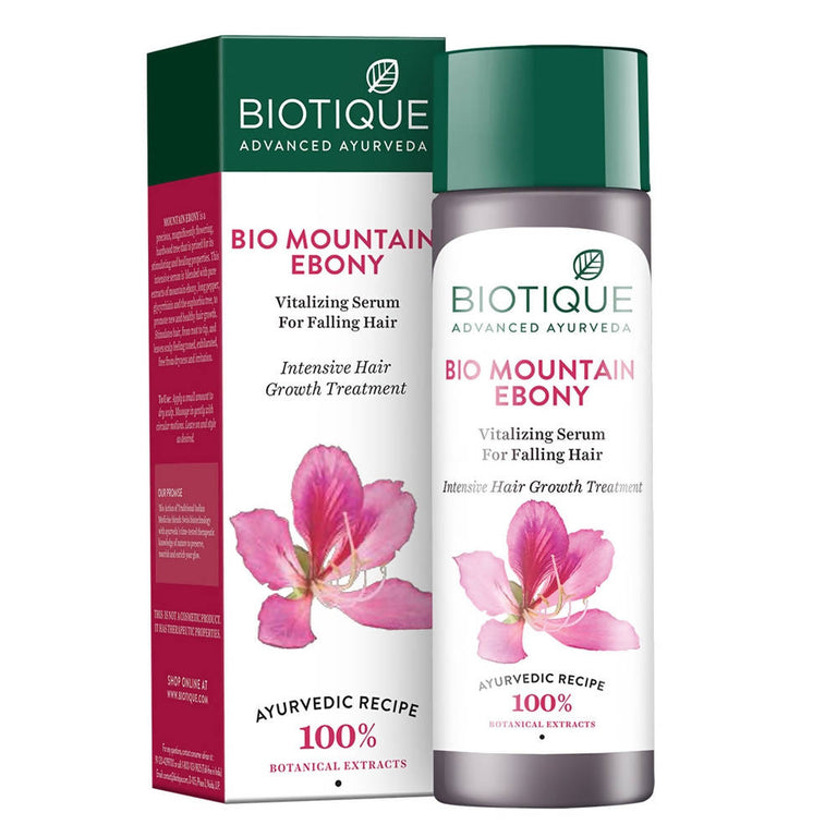Biotique Advanced Ayurveda Bio Mountain Ebony Vitalizing Serum For Falling Hair - 120 ml