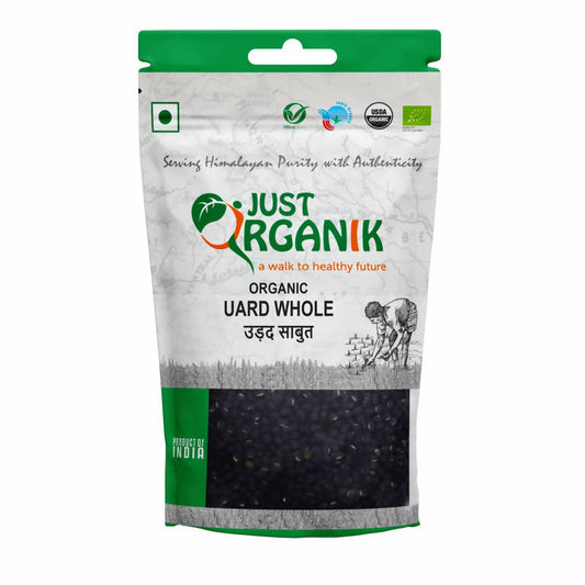 Just Organik Urad Whole (Black Dal) - 500 gm