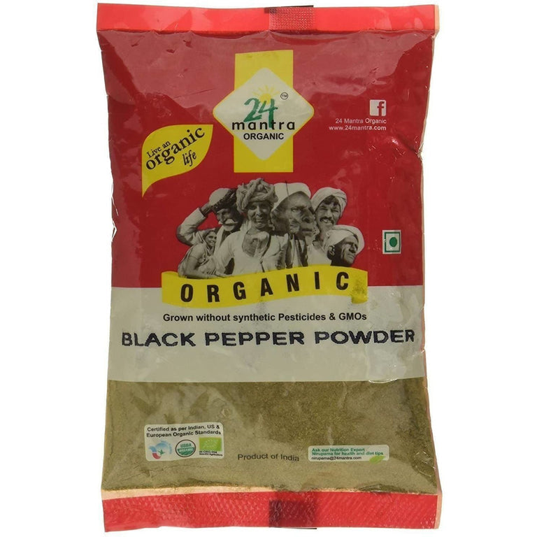 24 Mantra Organic Black Pepper Powder - 100 gm