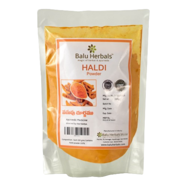 Balu Herbals Turmeric (Pasupu) Powder - 100 gm